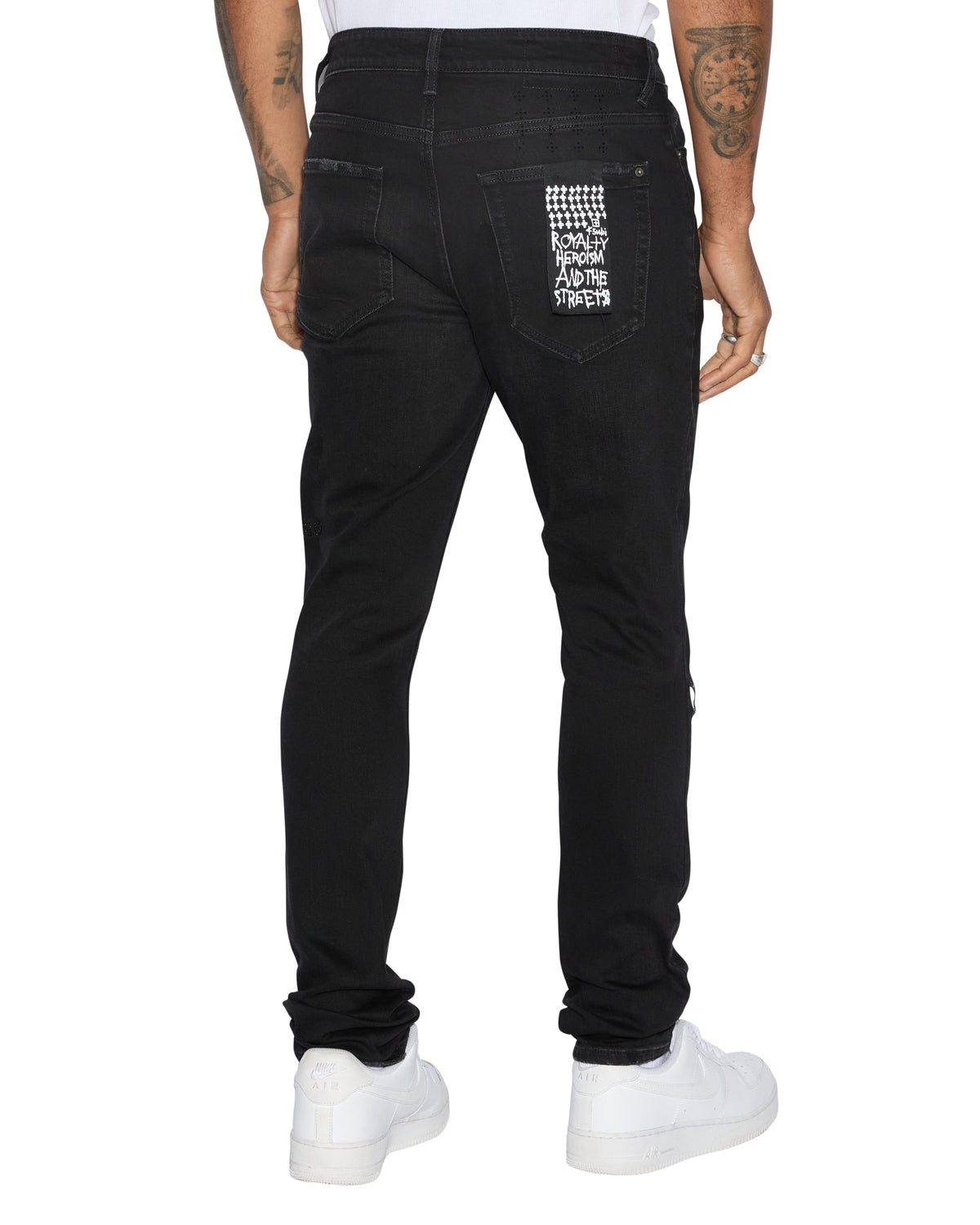 MENS VAN WINKLE APEX KRYSTAL REPAIR DENIM JEANS