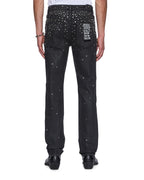 MENS CHITCH BACKSTAGE BLACK METALIK DENIM JEANS