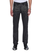MENS CHITCH BACKSTAGE BLACK METALIK DENIM JEANS
