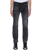 MENS CHITCH CARBON BLACK DENIM JEANS