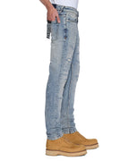MENS VAN WINKLE PAINT SUMMER BLUE DENIM JEANS