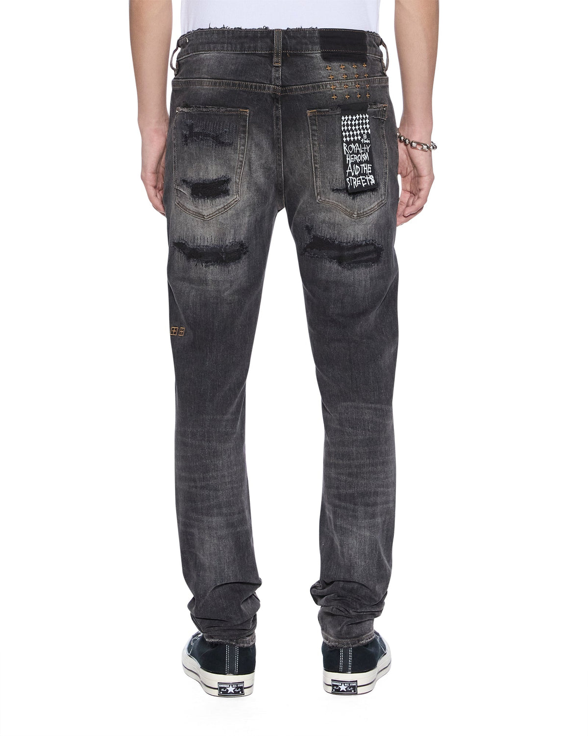 MENS VAN WINKLE RETORQUED REPAIR DENIM JEANS