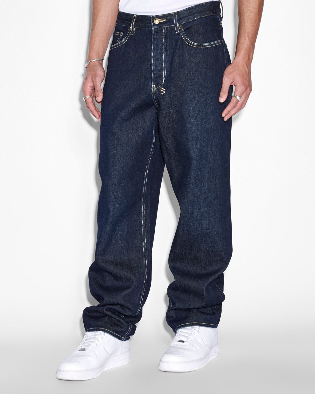 MENS ANTI K RINSED DENIM JEANS