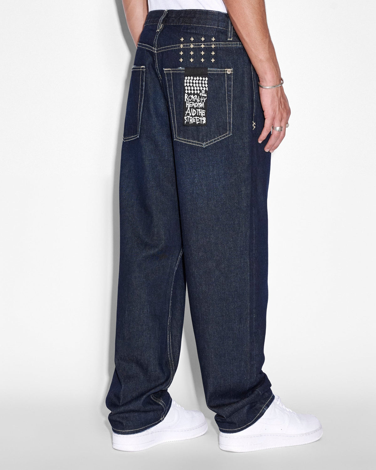 MENS ANTI K RINSED DENIM JEANS