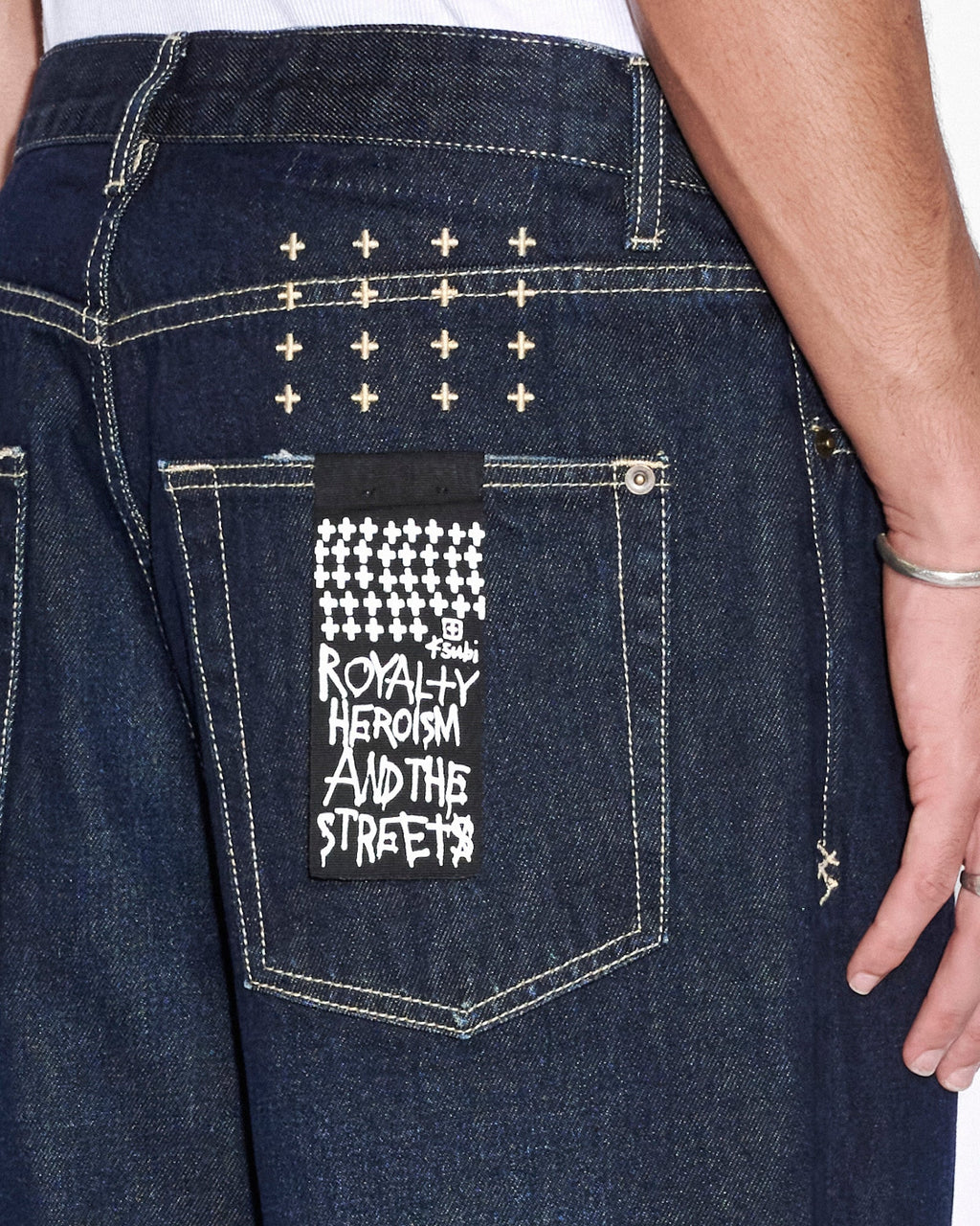MENS ANTI K RINSED DENIM JEANS