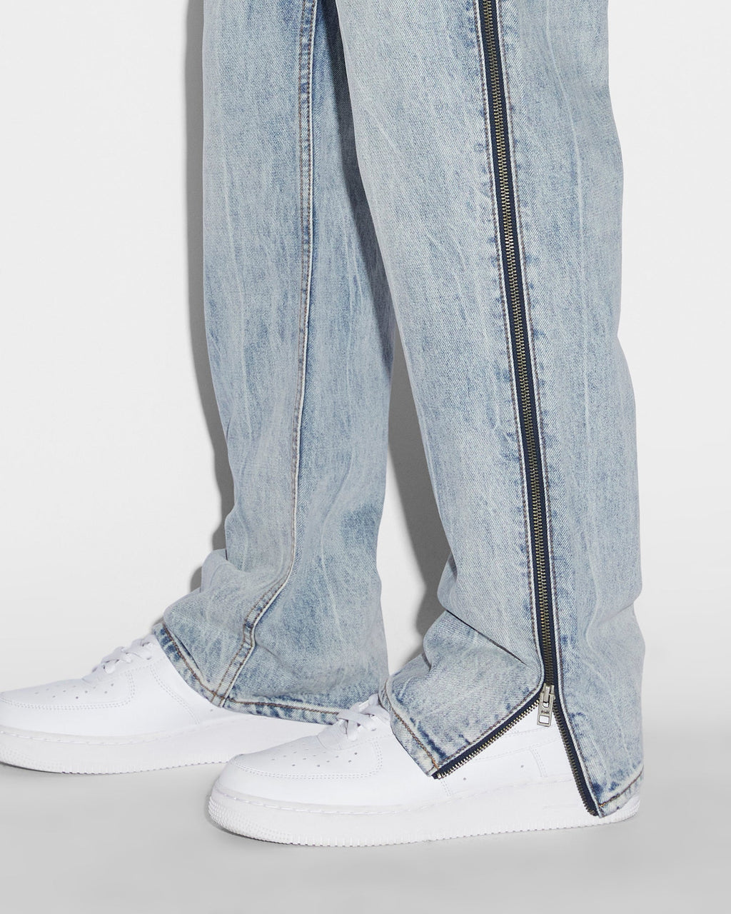 MENS ANTI K ZIPPED DYNAMITE DENIM JEANS
