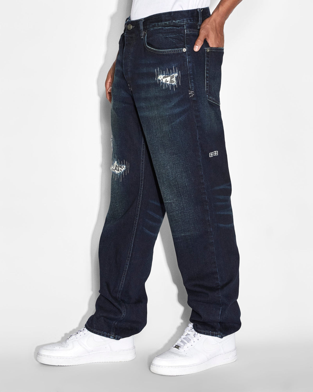MENS ANTI K CHECK OUT DENIM JEANS