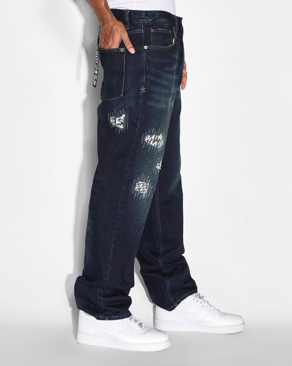MENS ANTI K CHECK OUT DENIM JEANS