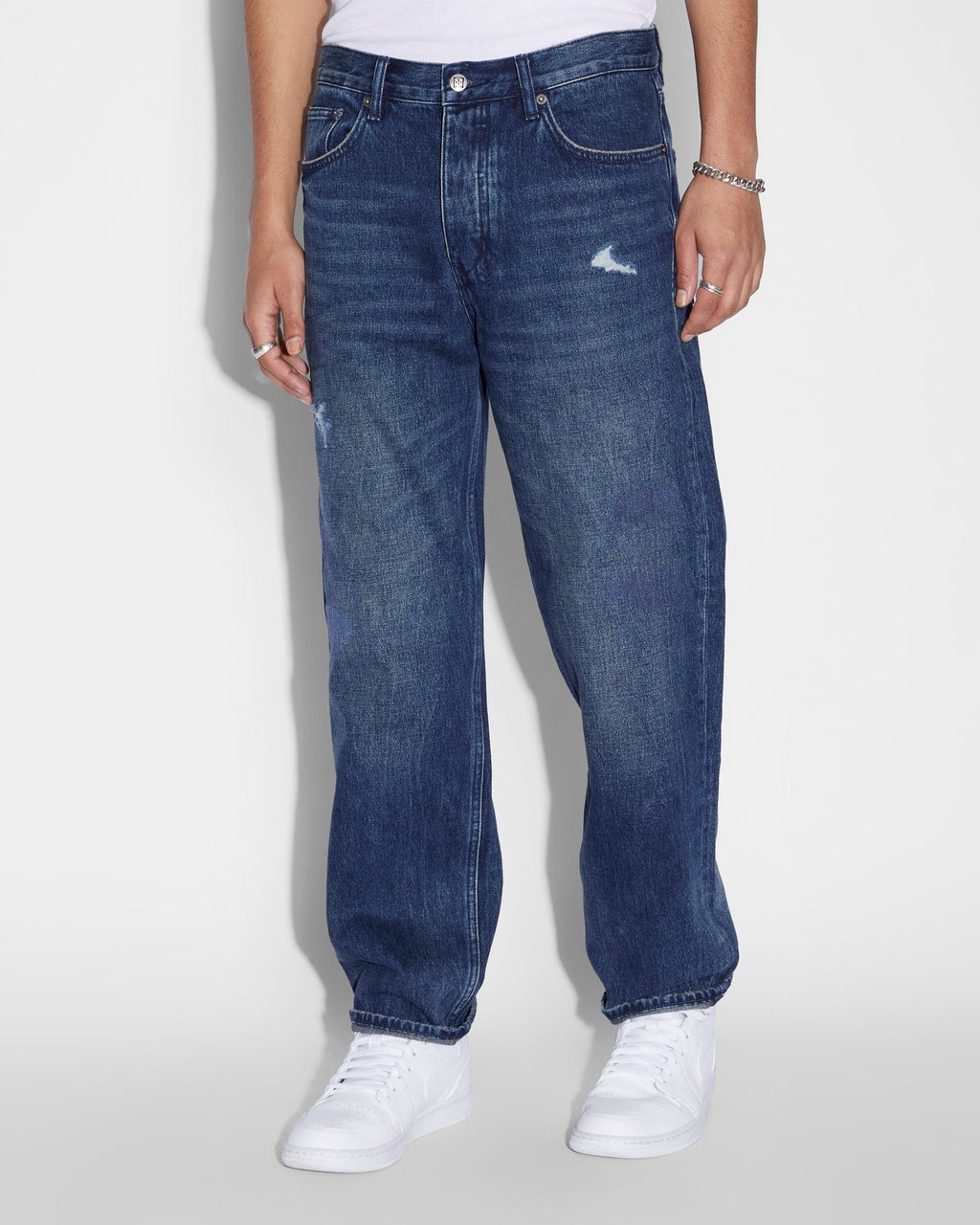 Mens Anti K Chop Glory Relaxed Denim Jeans - Denim