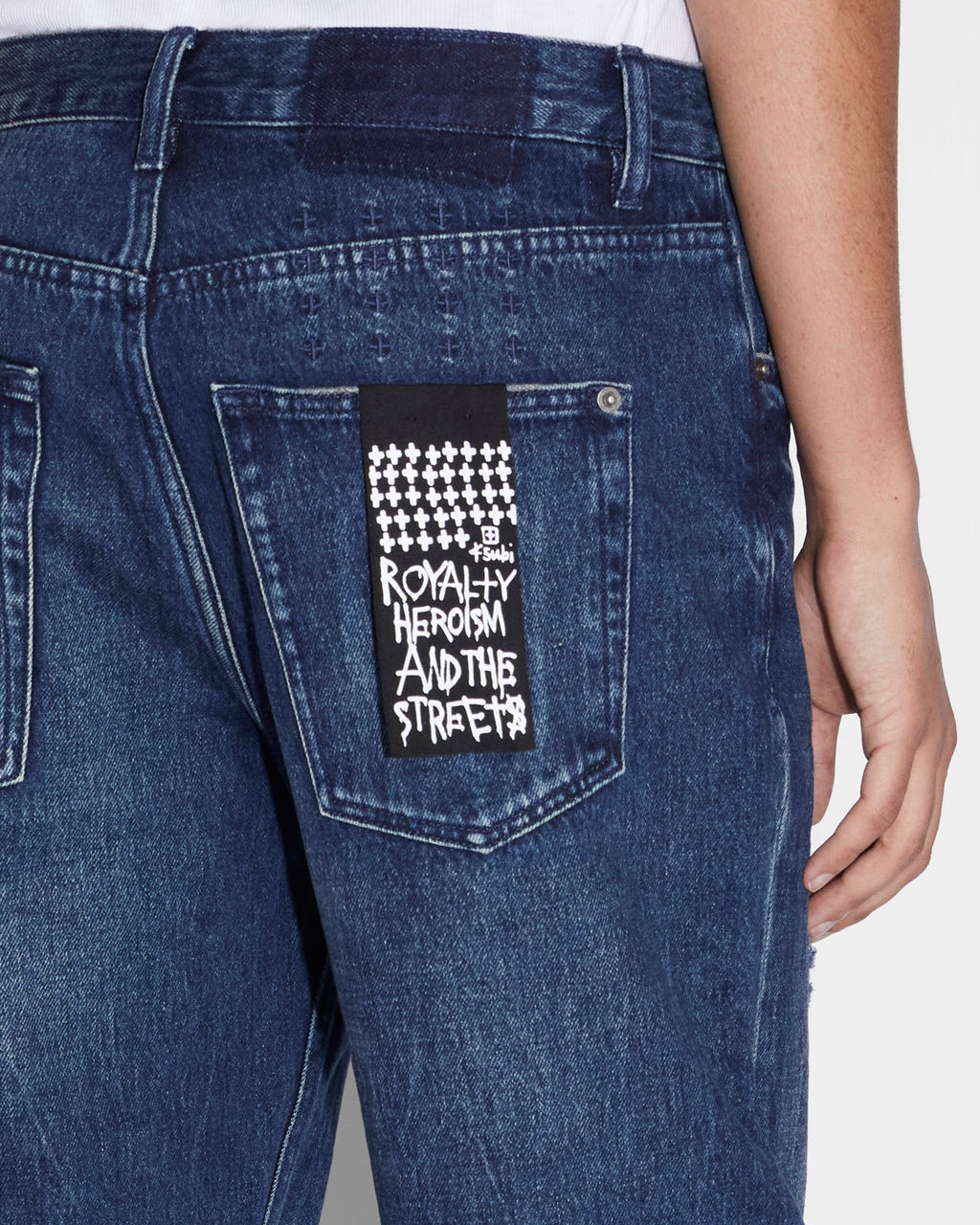 Mens Anti K Chop Glory Relaxed Denim Jeans - Denim