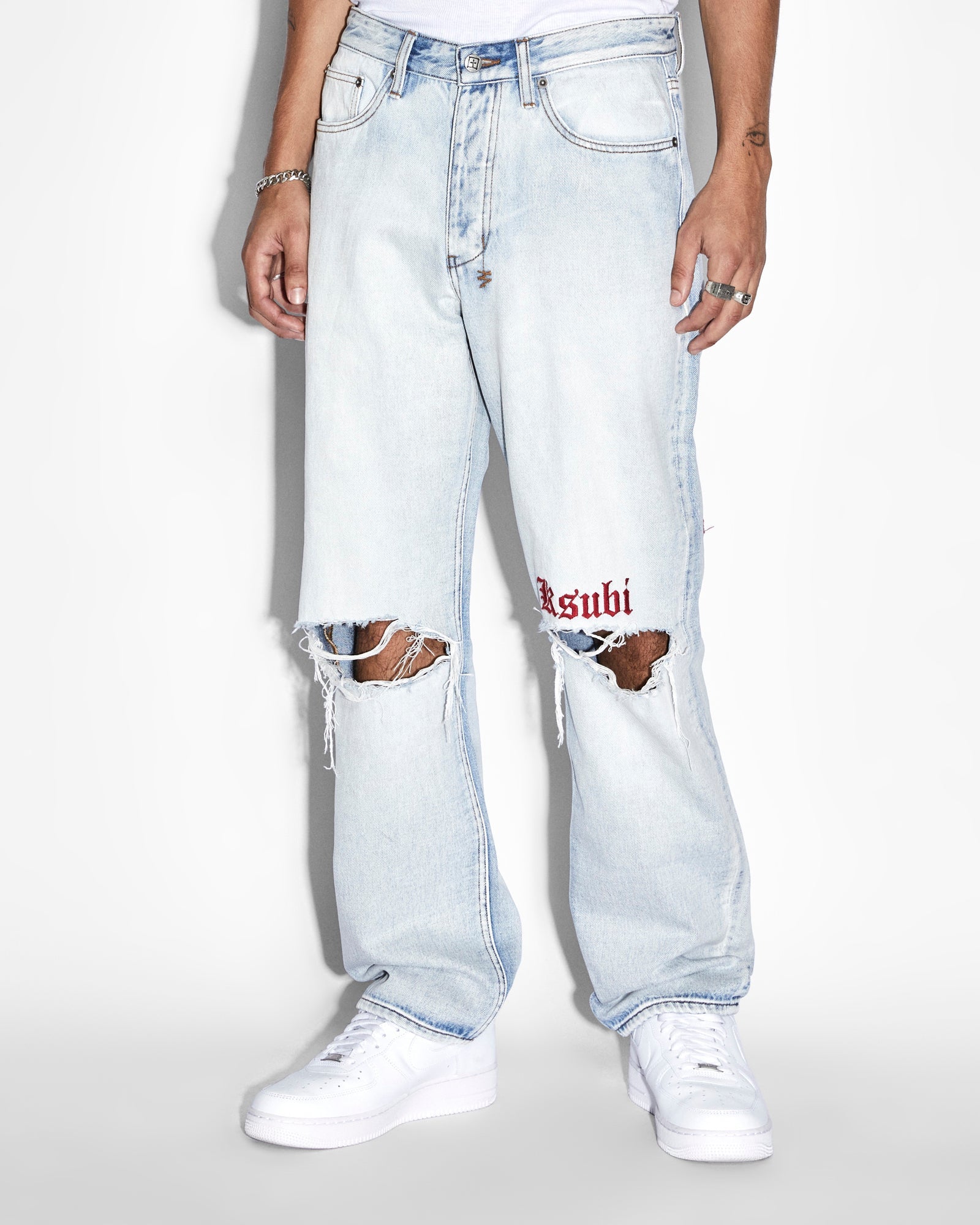 MENS ANTI K ICONS RELAXED DENIM JEANS