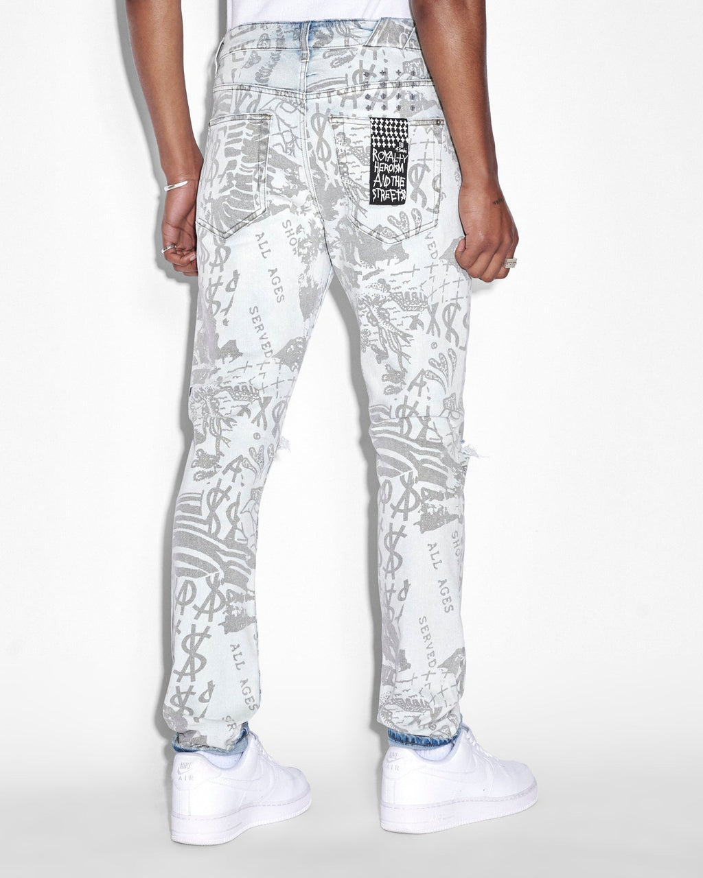 MENS CHITCH KOLLAGE ICEY DENIM JEANS