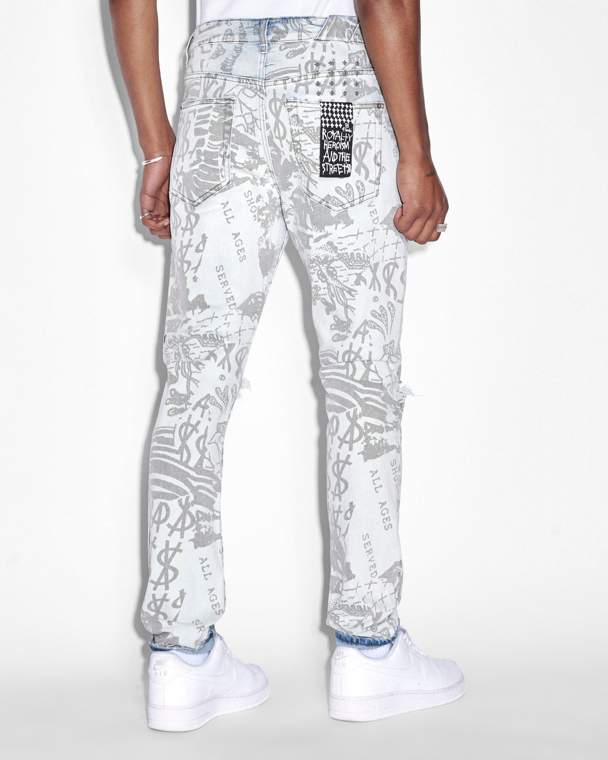 MENS CHITCH KOLLAGE ICEY DENIM JEANS