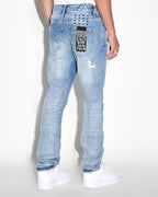 Mens Chitch Self Repair Slim Denim Jeans - Denim