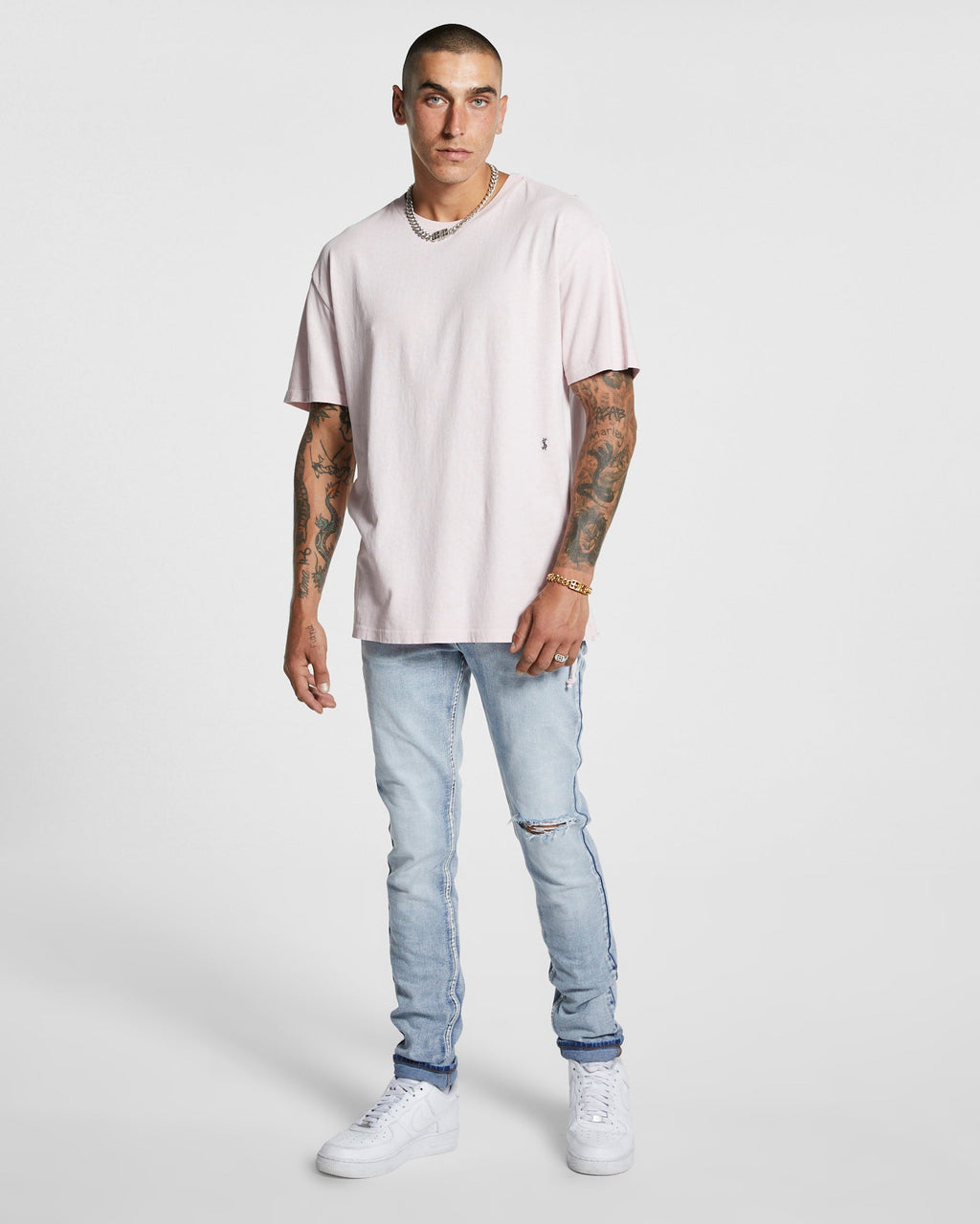Mens Chitch City High Slim Denim Jeans - Denim