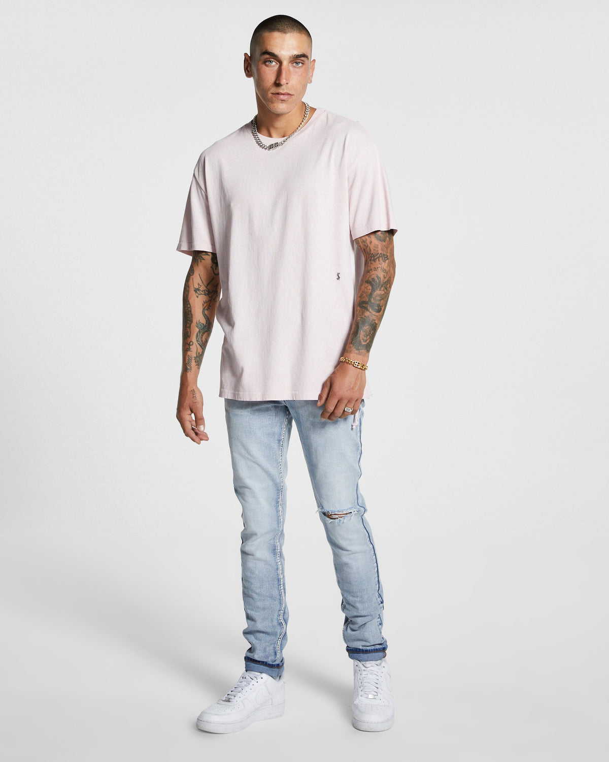 Mens Chitch City High Slim Denim Jeans - Denim
