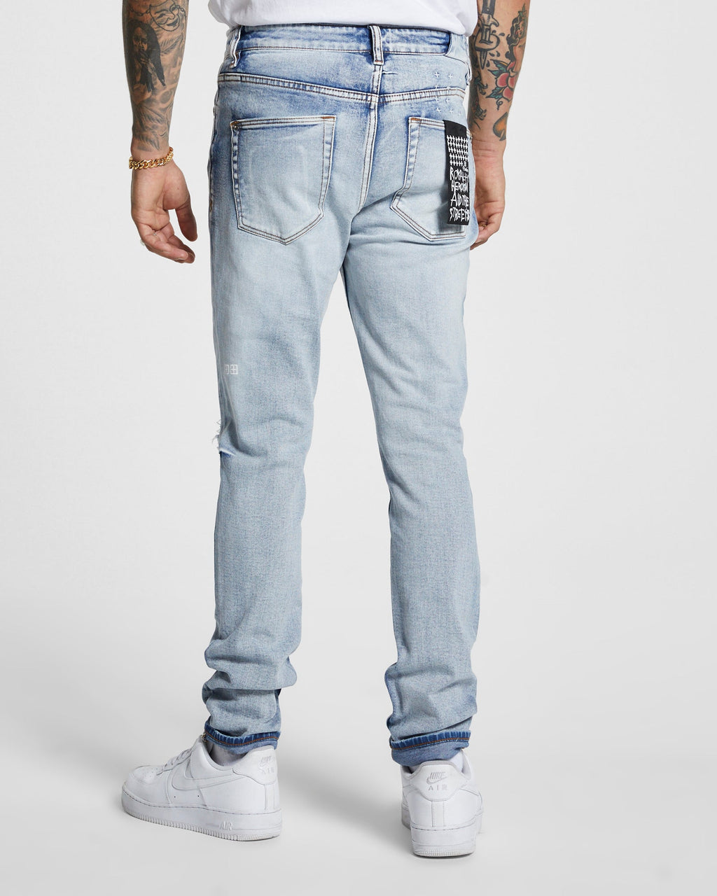 Mens Chitch City High Slim Denim Jeans - Denim