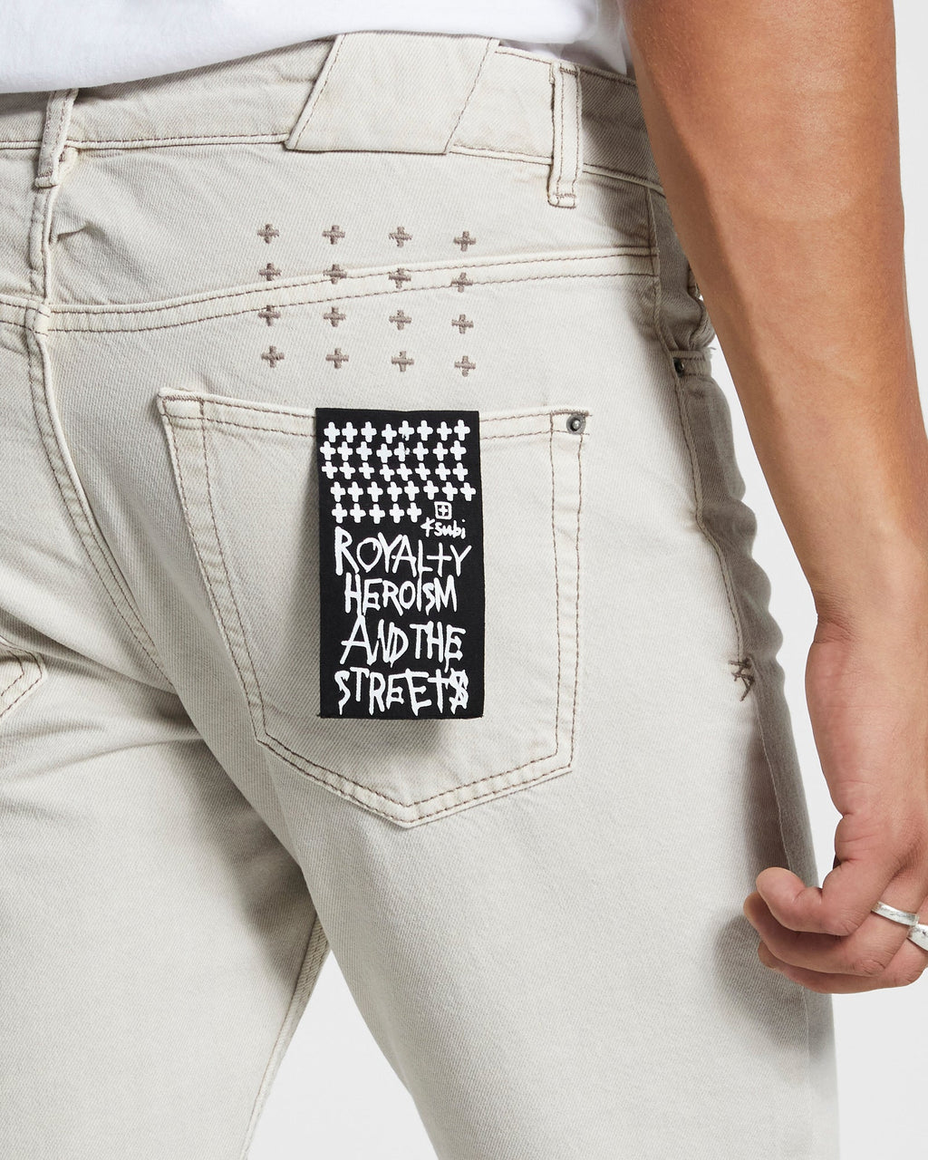 MENS CHITCH HIGH LOVERS ANTIKE DENIM JEANS