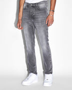 Mens Chitch Monokrome Slim Denim Jeans - Grey