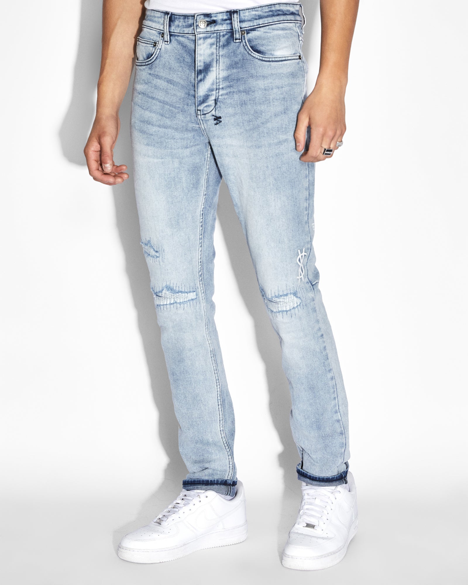 MENS  CHITCH PHILLY DOLLAR SLIM DENIM JEANS