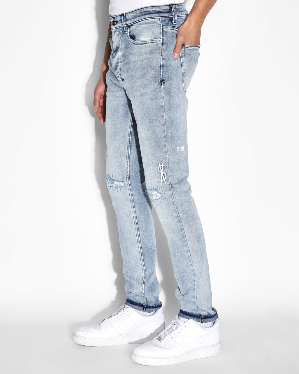 MENS CHITCH PHILLY DOLLAR DENIM JEANS