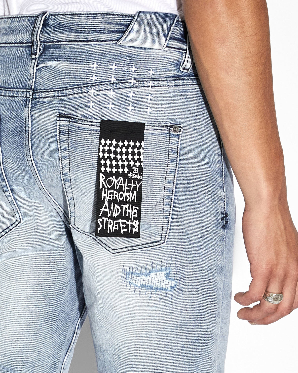 MENS CHITCH PHILLY DOLLAR DENIM JEANS