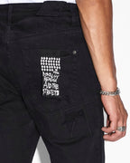 Mens Chitch Refurb Slim Denim Jeans - Black