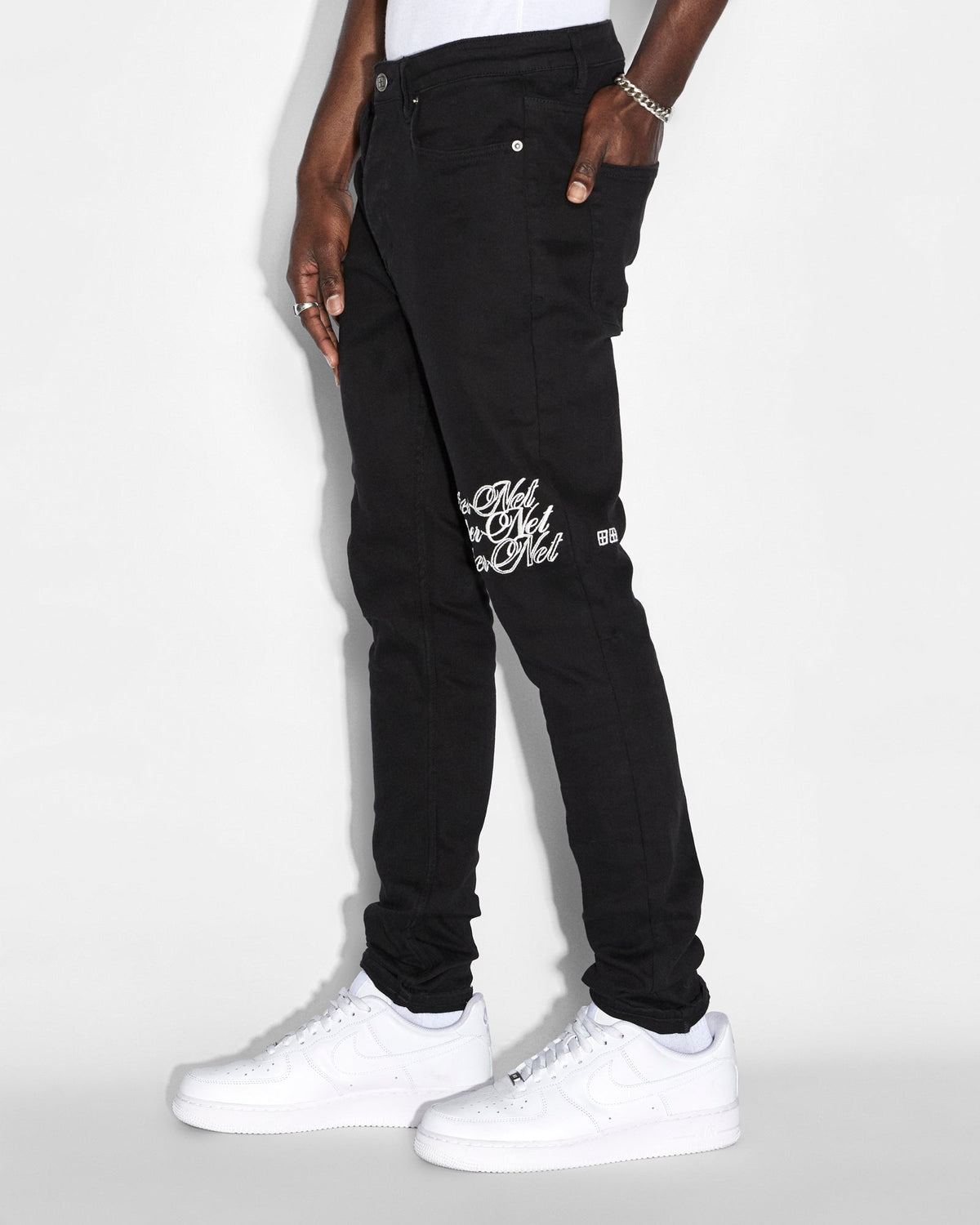 MENS CHITCH SCRIPTED DENIM JEANS