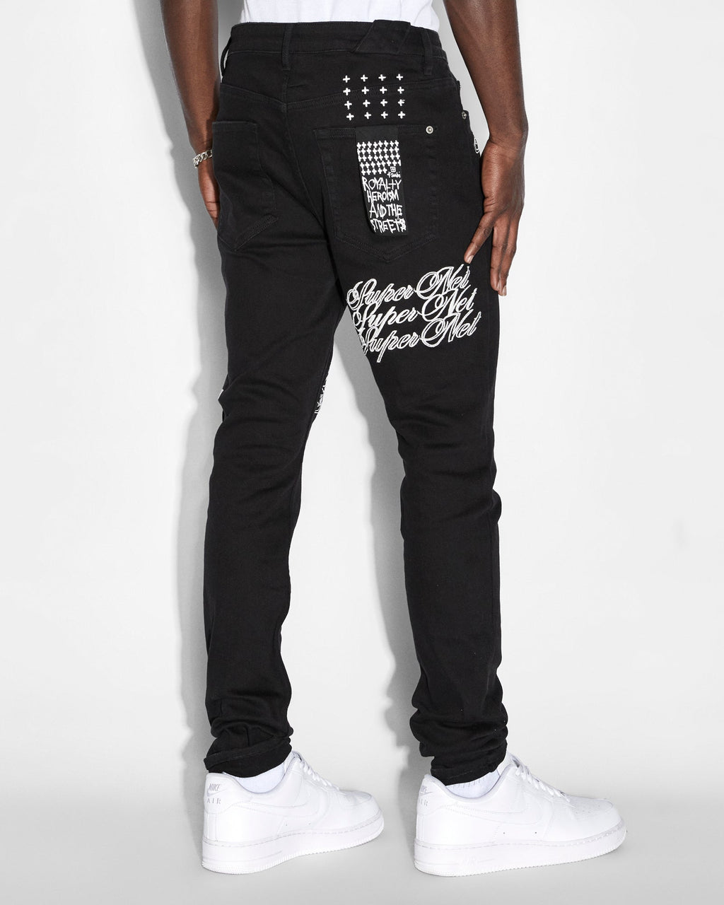 MENS CHITCH SCRIPTED DENIM JEANS