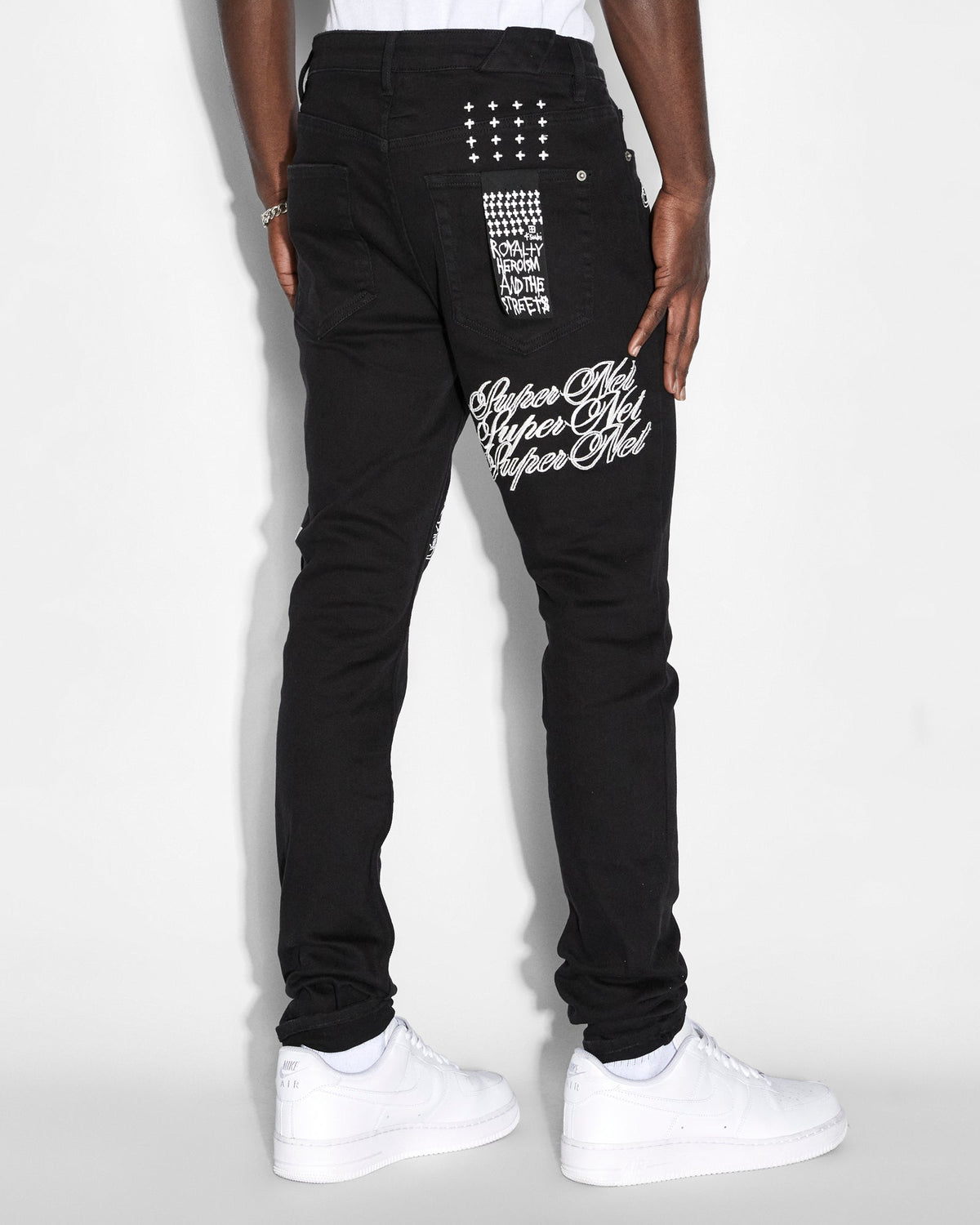 MENS CHITCH SCRIPTED DENIM JEANS