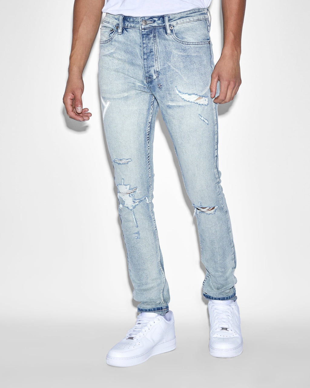 Mens Chitch Ticket Slim Denim Jeans - Denim