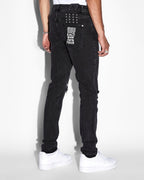 Mens Chitch Unearthly Slim Denim Jeans - Black