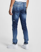 Mens Chitch Vertigo Smoke Out Slim Denim Jeans - Denim