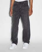 MENS HAZLOW BLACK METAL DENIM JEANS