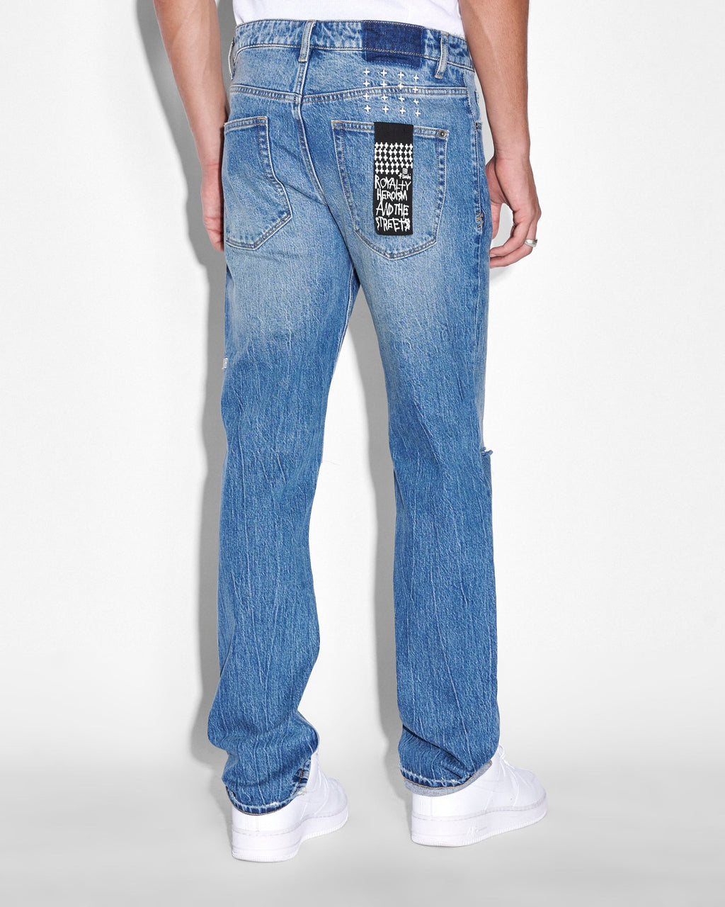 MENS HAZLOW NOTORIOUS KULTURE DENIM JEANS