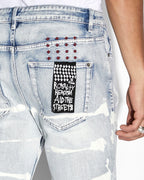 Mens Hazlow Elektrik Straight Denim Jeans - Denim