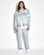 Mens Oh G Jacket Elektrik Oversized Jackets - Denim