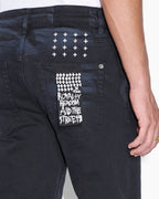 MENS HAZLOW GHOSTED ANGELS DENIM JEANS