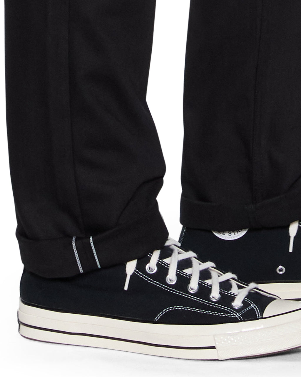 MENS HAZLOW SELVEDGE RAW BLACK DENIM JEANS