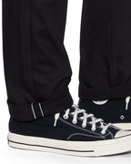 MENS HAZLOW SELVEDGE RAW BLACK DENIM JEANS