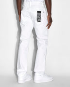 Mens Hazlow Whiteout Straight Denim Jeans - White