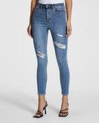 WOMENS HI N WASTED EXPOSED HAVEN DENIM JEANS