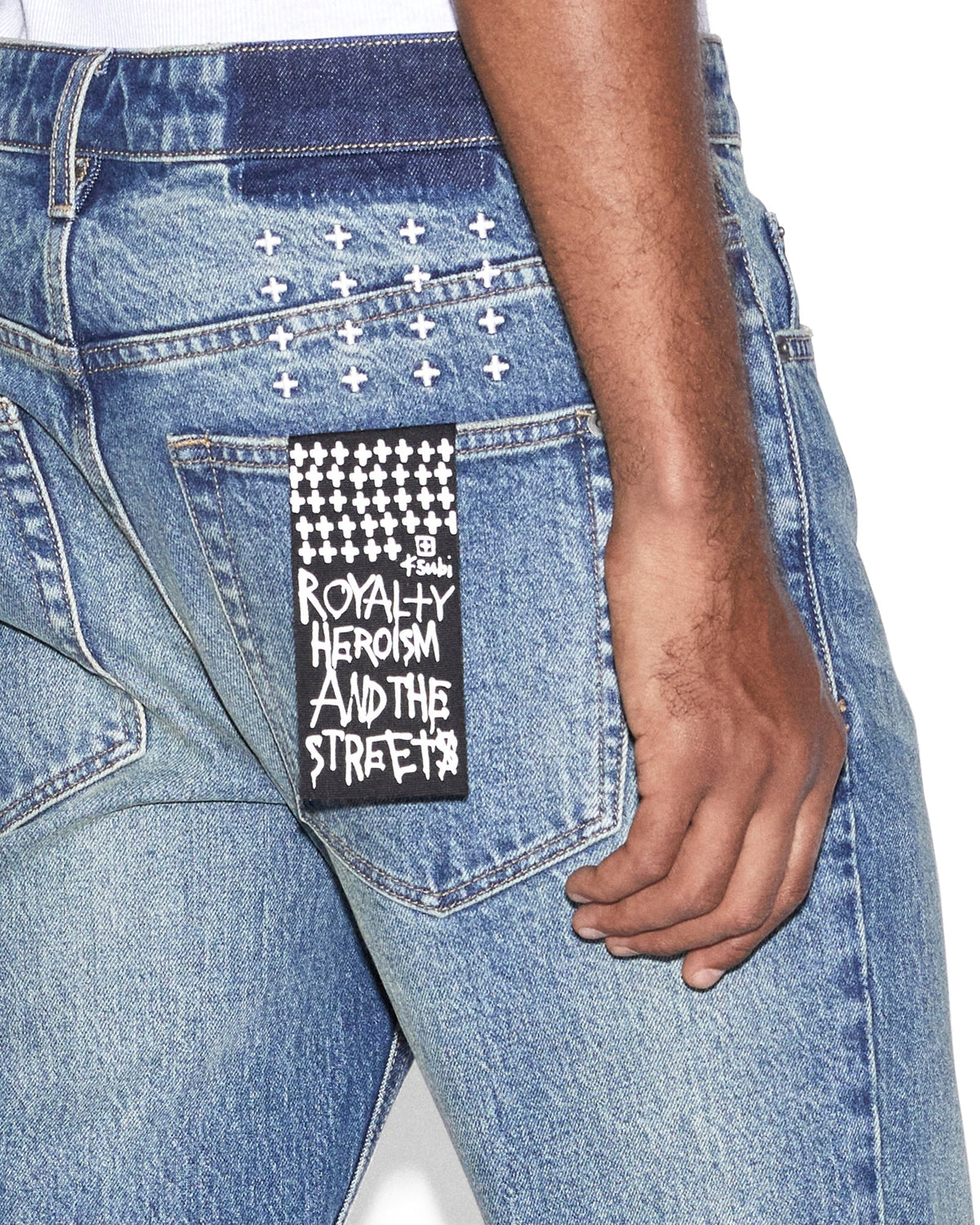 MENS HAZLOW CHRONICLE DENIM JEANS