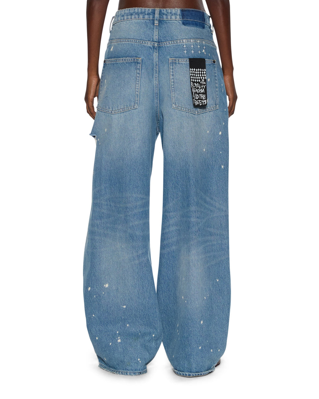 WOMENS KSUPER SURGE TRASHED DENIM JEANS