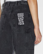 WOMENS LOW RIDER CARPENTER FALLEN DENIM JEANS