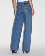 WOMENS LOW RIDER CARPENTER MOODY DENIM JEANS