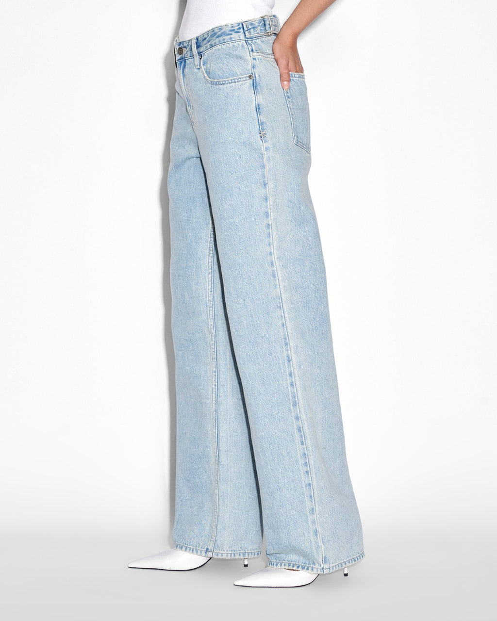 WOMENS LOW RIDER DOVE DENIM JEANS