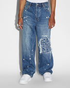 MENS MAXX KULTURE TRASHED DENIM JEANS