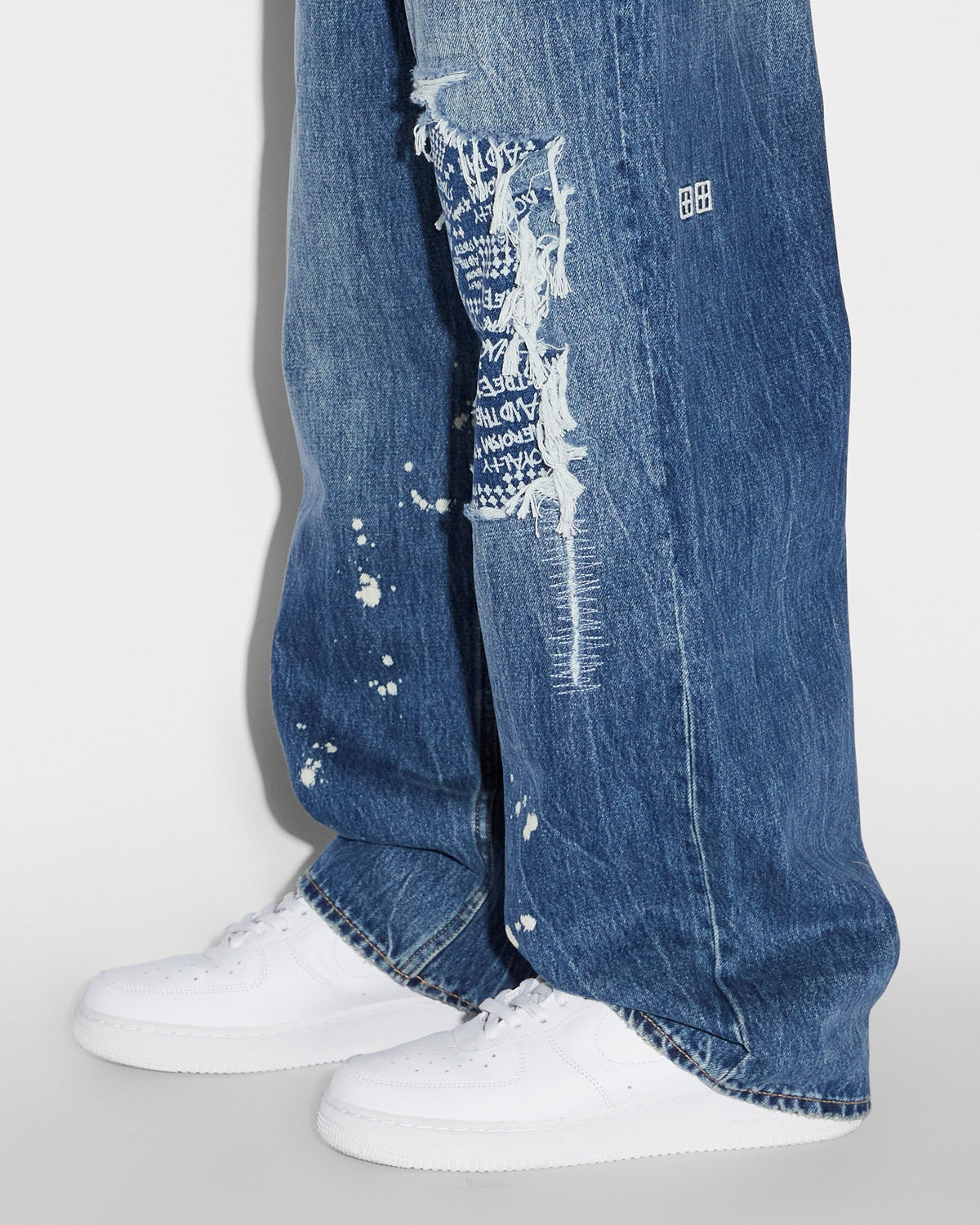 MENS MAXX KULTURE TRASHED DENIM JEANS