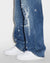 MENS  MAXX KULTURE TRASHED BAGGY DENIM JEANS